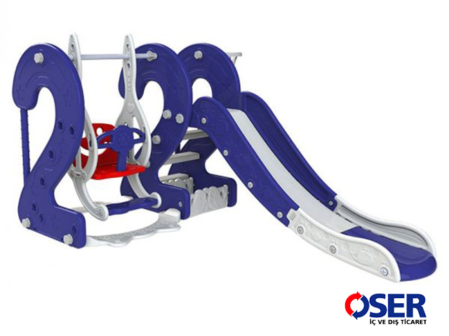 17 - 20548 - Potalı Rakam (22) Kaydıraklı Salıncak Seti